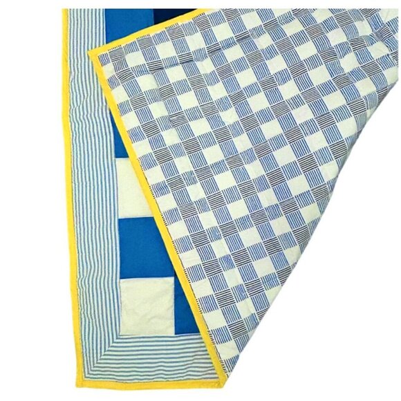 NIB Cloud Island Homespun Stars 4 Pc Boys Nursery Crib Set - Picture 5 of 6